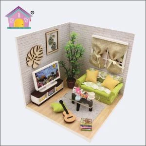 Puppenhaus Holz handgemachtes DIY Haus