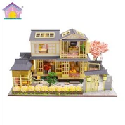 DIY-Miniaturhaus im japanischen Stil