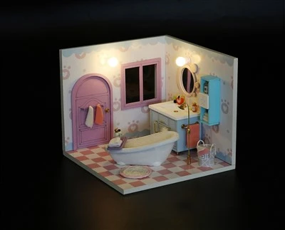 Hongda Trending New Quality Toys 3D-DIY-Häuser Puppenhaus-Kit 3D-Puzzlespiel für Kinder