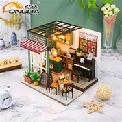 Nachmittagskaffee1 24 Puppenhaus im Maßstab