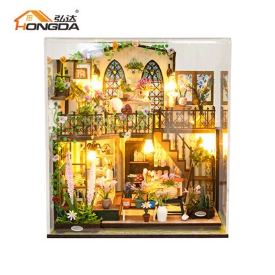 Blumenhaus Puppenhaus aus Holz