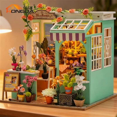DIY-Puppenhaus-Bausatz zum Thema Garten
